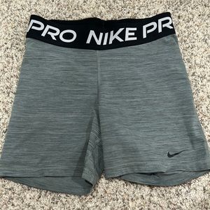 grey nike pros.